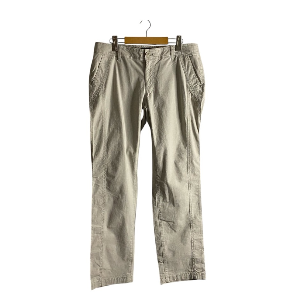 Eddie Bauer Women's Tan Straight Leg Hiking Khaki Pants